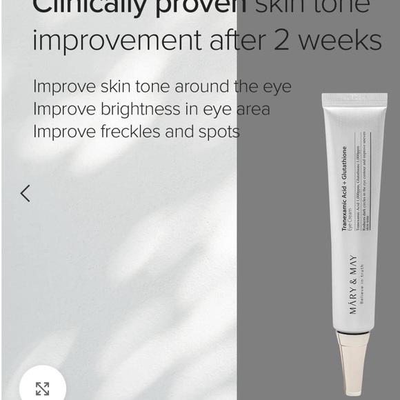 Mary & May Tranexamic Acid + Gluthatione Eye Cream 0.42 New 🫶🏼 no box - Picture 6 of 10
